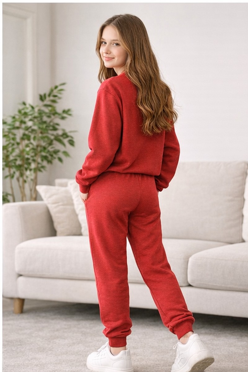 Red Cozy Sweat Set